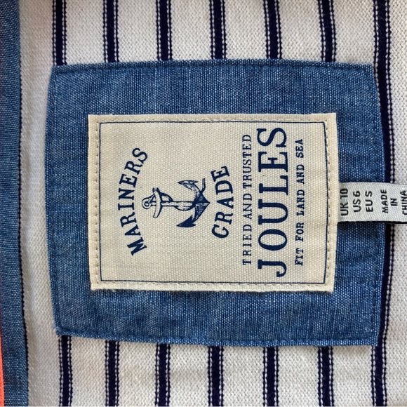 JOULES BRETON STRIPE Cotton knit dress! New without Tags— never worn. Size 6. - Picture 5 of 10